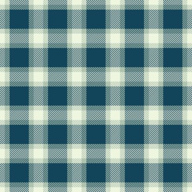 Rüya gibi kumaş, dikişsiz, soluk desenli tartan kontrolü. Karmaşık arka plan ekoseli kumaş cyan ve kül grisi renk paleti.