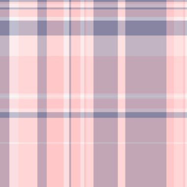 Döşeme desenli ekose kumaş, tekrarlanabilir arka plan tartan kumaşı. Işık ve pastel renk paletinde vektör dokusunu kusursuz bir şekilde kontrol et.