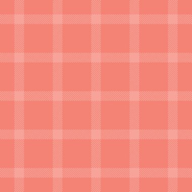 Ekoseli kumaş kusursuz, yıldönümü vektör kontrolü. Kırmızı renk paletinde desen tartan kumaş arkaplanını davet et.