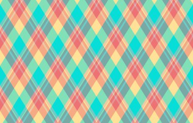 Çapraz çizgili canlı pastel ekoseli desen. Tekstil tasarımı, web sitesi geçmişi ya da neşeli markalar için mükemmel. Bu kusursuz doku neşe ve iyimserliği çağrıştırıyor..