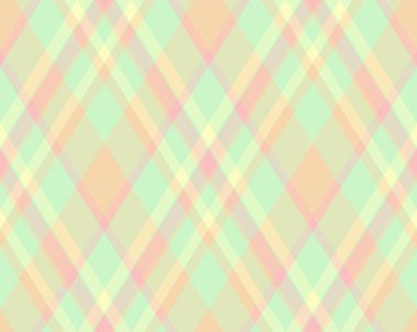 Argyle geometrik eşkenar dörtgenin kusursuz deseni. Harlequin duvar kağıdı tasarımını kontrol et. Web geçmişi için klasik elmas şekilli tekstil malzemesi, baskı kumaşı, kazak, ambalaj kağıdı, hediye kartı, davetiye.