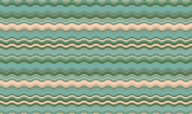 Dalgalı, parlak renklerde dalgalı çizgileri olan soyut bir arka plan, dalgalı, sıvı bir etki yaratıyor. Düz kıvrımlar ve dokulu çizgiler tasarıma zarafet, yaratıcılık ve canlılık ekler. Bu vektör dokunuşu, duvar kağıdı, tekstil veya grafik kullanımı için idealdir