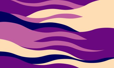 Mor, pembe ve krem rengi soyut dalgalı arka plan. Akıcı, dinamik tasarım web sitesi afişleri, sosyal medya paylaşımları veya baskı projeleri için mükemmel. Huzur ve hareket hissi uyandırır..