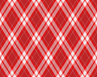 Argyle geometrik eşkenar dörtgenin kusursuz deseni. Harlequin duvar kağıdı tasarımını kontrol et. Web geçmişi için klasik elmas şekilli tekstil malzemesi, baskı kumaşı, kazak, ambalaj kağıdı, hediye kartı, davetiye.