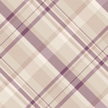 Latin tekstil dokusu pürüzsüz, folklor desenli tartan vektörü. Oduncu ışık ve keten renk paletinde kumaş ekose arkaplanı kontrol et.