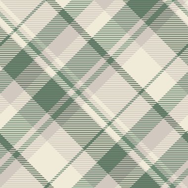 Kırışık ekose arka plan dokusu, el yapımı tartan çek tekstili. Pastel ve açık renk paletinde şenlikli vektör desenli kusursuz kumaş.