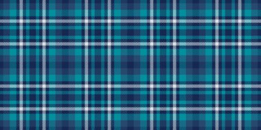Canlı deniz mavisi ve ekose desenli. Tekstil tasarımı, moda veya web sitesi geçmişi için mükemmel.