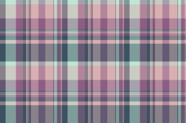 Ekose desenli, parti vektör arkaplan tekstili. Pastel ve gri renk paletinde kumaş katmanı denetimi zor.