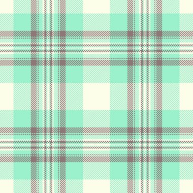 Malzeme vektör tartan arka planı, bir sürü kusursuz çek tekstili. Nane ve açık renk paletinde basitlik desenli kumaş dokusu.