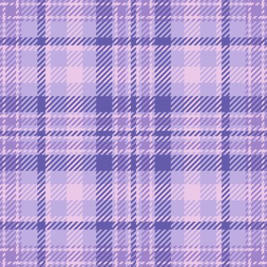 Zarif kumaş kontrol dokusu, doğrudan ekose desenli arka plan. Tek vektör tekstil dikişsiz tartan ışık ve menekşe renk paleti.