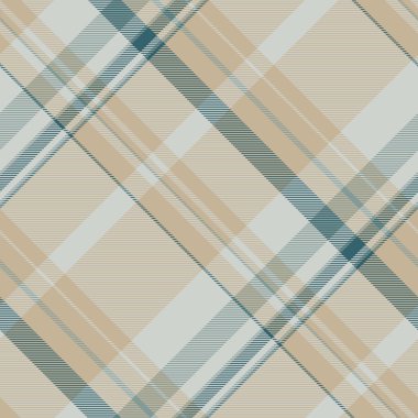 Sessiz bej, deniz mavisi ve beyaz renkte zarif çapraz ekose desenli. Tekstil tasarımı, web sitesi geçmişi ya da kırtasiye için mükemmel.