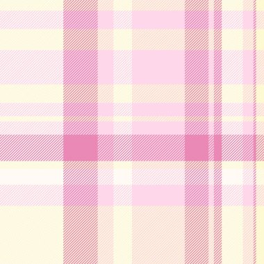 Zarif pastel pembe ve krem rengi ekose desenli. Tekstil tasarımları, duvar kağıtları ve markalaşma için mükemmel. Bu yumuşak, romantik doku rahatlık ve kadınlığı çağrıştırıyor..