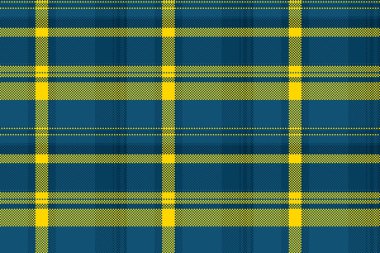 Yorgan kumaş arka plan pürüzsüz, ulusal ekose desenli tartan. Atlantik ve cyan renk paletinde Krallık vektör kontrol deseni tekstil paleti.
