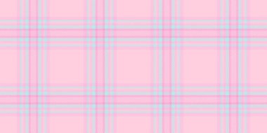 Ekose arkaplan deseni kontrol ediliyor, tartan dokusu kumaşı örülüyor. Açık ve pembe renk paletindeki tekstil dikişsiz vektörü denetleyecektir.