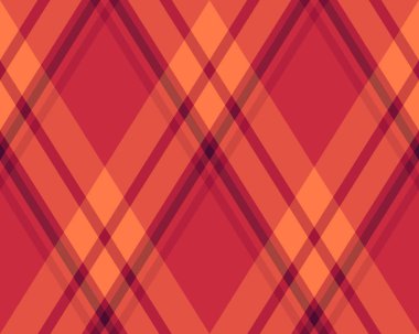 Sıcak sonbahar renklerinde canlı çapraz ekoseli desen. Düşmüş tasarımlar, tekstil veya web sitesi geçmişi için mükemmel.