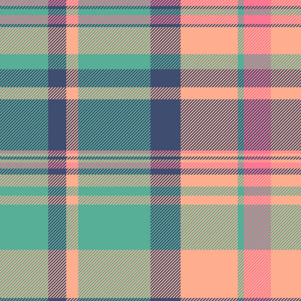 Мягкий, пастельно-клетчатый рисунок из чирка, персика и лилового. Перфект для текстильного дизайна, моды или бэкграунда сайта.