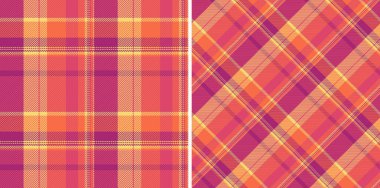 Canlı sonbahar ekoseli desenler, tekstil tasarımı, moda veya mevsimsel markalaşma için mükemmel. İki farklı stil-klasik ve köşegen-teklif çok yönlü tasarım seçeneği.