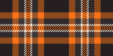 İnce vektörsüz tekstil, sevgililer günü ekose kumaş kontrolü. Eski püskü arkaplan deseni siyah ve kabak rengi palette tartan.