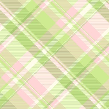 Pijamalar desenleri kontrol ediyor, iç plan kumaş ekoseli. Işık ve kireç rengi paletinde yıldönümü tekstil tartan vektörü.