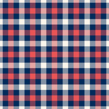 Kumaş kumaş tartanı, New York tekstil desenleri. Mavi ve eski dantel renk paletinde biçimsiz ekose vektör dokusu.