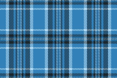 Karnaval kumaş taşıyıcı tartan, ekosesiz kumaşı sarıyor. 2025 Cyan ve koyu renk paletinde arkaplan desenini kontrol et.