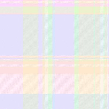 Parlak desenli ekose vektör, ticari kumaş dikişsiz. Dekorasyon denetimini açık ve badem rengi paletine sığdır.