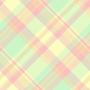 Kontrol edilen vektör deseni, canlı geçmiş taraması tekstil. Açık renk palette dikdörtgen kumaş ekoseli site.