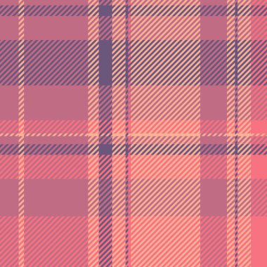 İnternet kontrolünde ekose kumaş, kadın dokusu kumaşı. Kırmızı ve turuncu renk paletinde mendil vektör arkaplan deseni.