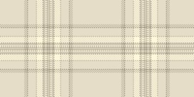 Okula geri dön, ekose kumaş kontrolü, ekosesiz vektör. Işık ve pastel renk paletinde şebeke kumaş deseni arkaplanı.