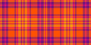 Özelleştirilebilir ekose vektör arkaplan, seçim deseni kumaş dokusu. 60 'ların tartan tekstil kontrolü parlak ve mor renk paletinde pürüzsüz.