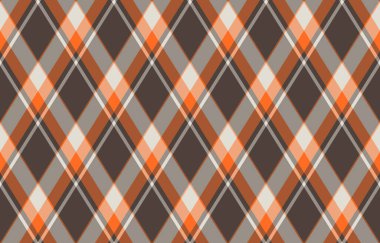 Argyle geometrik eşkenar dörtgenin kusursuz deseni. Harlequin duvar kağıdı tasarımını kontrol et. Web geçmişi için klasik elmas şekilli tekstil malzemesi, baskı kumaşı, kazak, ambalaj kağıdı, hediye kartı, davetiye.