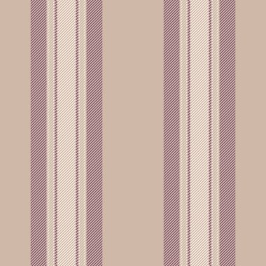 Soluk leylak renginde ve bej arka planda krem renginde zarif dikey çizgiler. Tekstil tasarımları, web sitesi geçmişi veya kırtasiye malzemeleri için mükemmel.