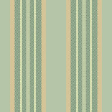 Vessy dikişsiz tekstil hatları, kabile çizgili doku vektörü. Pastel ve turuncu renk paletinde pany arkaplan dokusu dikey desen.