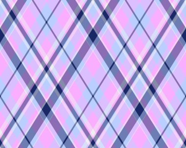 Argyle geometrik eşkenar dörtgenin kusursuz deseni. Harlequin duvar kağıdı tasarımını kontrol et. Web geçmişi için klasik elmas şekilli tekstil malzemesi, baskı kumaşı, kazak, ambalaj kağıdı, hediye kartı, davetiye.