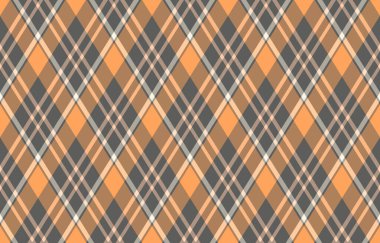 Argyle geometrik eşkenar dörtgenin kusursuz deseni. Harlequin duvar kağıdı tasarımını kontrol et. Web geçmişi için klasik elmas şekilli tekstil malzemesi, baskı kumaşı, kazak, ambalaj kağıdı, hediye kartı, davetiye.