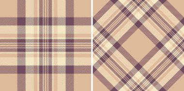 Tartan tekstil arkaplanının kusursuz desenini vektör dokusu kumaş ekoseli ile kontrol et. Golf modası için sonbahar renklerine göre ayarlanmış..