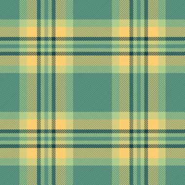 Paisley ekose vektörsüz, grup tekstil kumaşlı. Nane ve kehribar renk paletinde tartan kontrol arkaplanını geliştirme.
