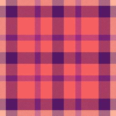 Canlı mercan ve mor ringa kemiği deseni. Tekstil tasarımı, moda, ev dekorasyonu ve web sitesi geçmişi için mükemmel..