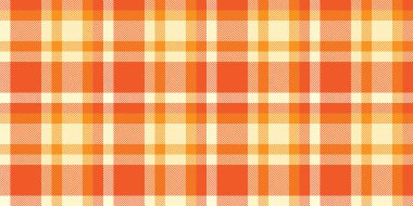 Canlı turuncu ve kremalı ekose desenli. Sonbahar tasarımları, tekstil projeleri ya da arka plan dokusu için mükemmel. Sıcaklığı, rahatlığı ve kırsal cazibeyi çağrıştırıyor..
