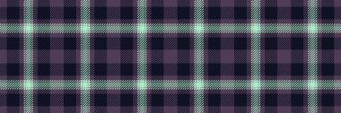 Arka plan dokusu tekstil, davetiye kontrolü ekose tartan. Krallık vektör deseni Pastel ve siyah renk paletinde pürüzsüz.
