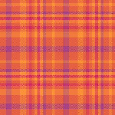 Tartan arka plan dokusu örtüşüyor. Telif hakkı olmayan ekose desenli. Saflık vektörü tekstil denetimi kumaş kırmızı ve pembe renk paletinde.