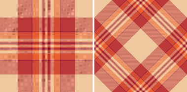 Sıcak sonbahar ekoseli desenler, düşme temalı tasarımlar için mükemmel. Giyim, paketleme veya web sitesi geçmişi için iki kusursuz doku çok yönlü seçenekler sunar.