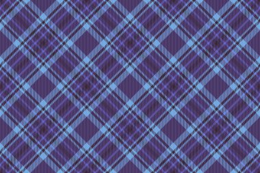 Zarif mor ve açık mavi köşeli ekose desenli. Tekstil tasarımı, web sitesi geçmişi veya el işi projeleri için mükemmel.
