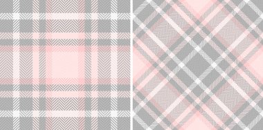 Zarif allık pembe ve gri ekose desenler. Moda, tekstil, kırtasiye veya web sitesi geçmişi için çok yönlü tasarımlar mükemmel. İnce dokular sofistike ve rahatlatıcı bir estetik yaratır..