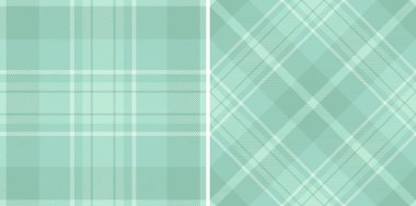 Dikensiz ekoseli kumaş arkaplan desenli kumaş tartan vektör dokusu. Gökyüzü renkleriyle ayarlanmış. Şık bir kutlama için Paskalya modası fikirleri.