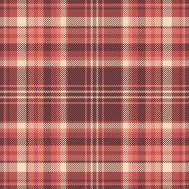 İnce mercan ve kahverengi ekose desenli. Tekstil tasarımı, giyim ya da web sitesi geçmişi için mükemmel. Sıcaklığı, rahatlığı ve kırsal çekiciliği çağrıştırıyor..