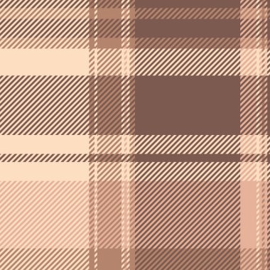 Yumuşak kahverengiler ve kremler içinde zarif nötr ekoseli desen. Tekstil tasarımı, web sitesi geçmişi veya moda projeleri için mükemmel.