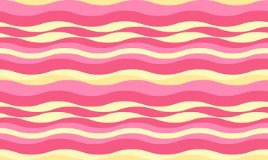 Neşeli pembe ve sarı dalgalı çizgiler. Oyunculuk geçmişi, tekstil, web sitesi tasarımları ya da markalaşma için mükemmel. Bu canlı, pürüzsüz tasarım neşe ve enerjiyi çağrıştırıyor..