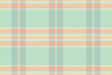 Pastel ekose desenli yumuşak şeftali, nane ve krema. Tekstil baskıları, giysi, ev dekorasyonu ve web sitesi geçmişi için ideal.