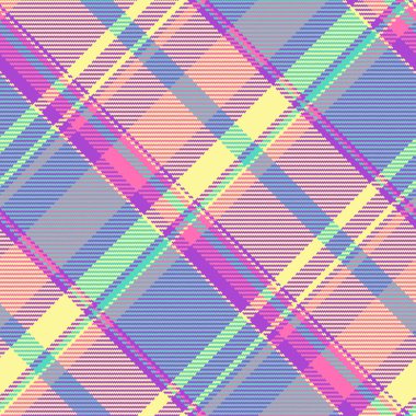 Canlı pastel ekose desenli. Tekstil tasarımı, moda, web siteleri veya ambalaj için mükemmel. Bu neşeli, pürüzsüz tasarım bahar ve iyimserliği çağrıştırıyor..